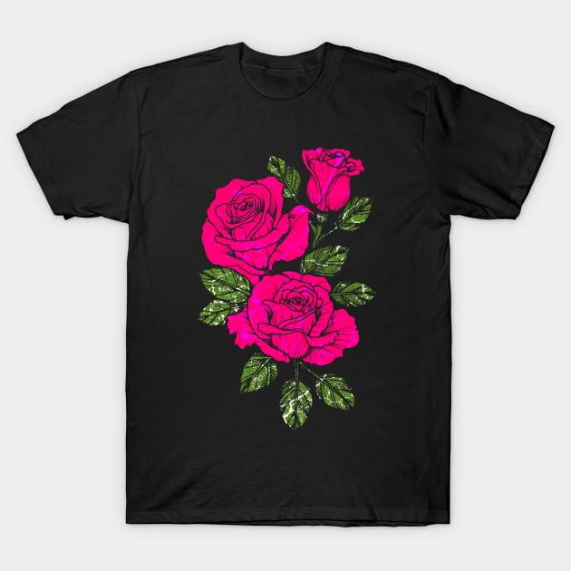 Roses T-Shirt by Mila46